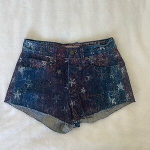 Guess Americana Vintage Star Cutoff Shorts